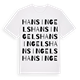 Hans Ingels ordlek t-shirt