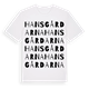 Hansgårdarna ordlek t-shirt