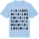 Blue Soul t-shirt med Haraldsbo ordlek t-shirt