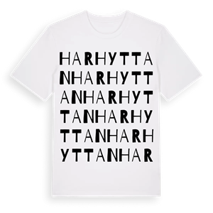 Harhyttan ordlek t-shirt – ekologisk bomull t-shirt från Pinshirt
