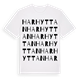 Harhyttan ordlek t-shirt