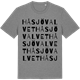 Mid Heather Gray t-shirt med Håsjövalvet ordlek t-shirt