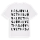 Håsjövalvet ordlek t-shirt