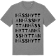Mid Heather Gray t-shirt med Hässhyttan ordlek t-shirt