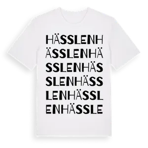 Hässlen ordlek t-shirt – ekologisk bomull t-shirt från Pinshirt