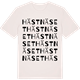 Vintage White t-shirt med Hästnäset ordlek t-shirt