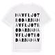 Havfljotbodarna ordlek t-shirt