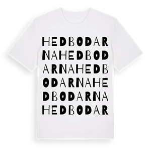 Hedbodarna ordlek t-shirt – ekologisk bomull t-shirt från Pinshirt