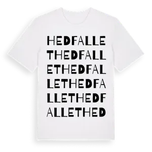 Hedfallet ordlek t-shirt – ekologisk bomull t-shirt från Pinshirt