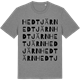 Mid Heather Gray t-shirt med Hedtjärn ordlek t-shirt