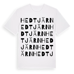 Hedtjärn ordlek t-shirt – ekologisk bomull t-shirt från Pinshirt