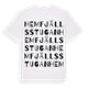 Hemfjällsstugan ordlek t-shirt