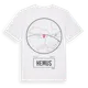 White t-shirt med Hemus t-shirt