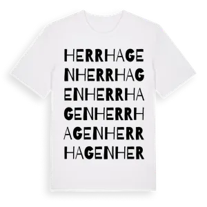 Herrhagen ordlek t-shirt – ekologisk bomull t-shirt från Pinshirt