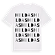 Hildas ordlek t-shirt