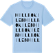 Blue Soul t-shirt med Hillbokilen ordlek t-shirt