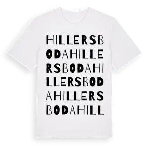 Hillersboda ordlek t-shirt – ekologisk bomull t-shirt från Pinshirt
