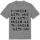 Mid Heather Gray t-shirt med Himmelriket ordlek t-shirt