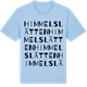 Blue Soul t-shirt med Himmelslätten ordlek t-shirt