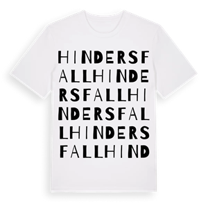 Hindersfall ordlek t-shirt – ekologisk bomull t-shirt från Pinshirt