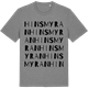 Mid Heather Gray t-shirt med Hinsmyran ordlek t-shirt