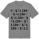 Mid Heather Gray t-shirt med Hisälen ordlek t-shirt