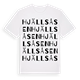 White t-shirt med Hjällsåsen ordlek t-shirt
