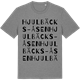 Mid Heather Gray t-shirt med Hjulbäcks-Åsen ordlek t-shirt