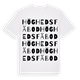 Högheds Fäbod ordlek t-shirt