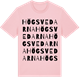 Pink Cotton t-shirt med Högsvedarna ordlek t-shirt