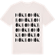 Vintage White t-shirt med Hökbo ordlek t-shirt