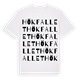 Hökfallet ordlek t-shirt