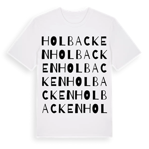 Holbacken ordlek t-shirt – ekologisk bomull t-shirt från Pinshirt