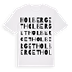 Holberget ordlek t-shirt