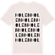 Vintage White t-shirt med Holen ordlek t-shirt