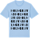 Blue Soul t-shirt med Holmgruvan ordlek t-shirt