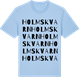 Blue Soul t-shirt med Holms kvarn ordlek t-shirt