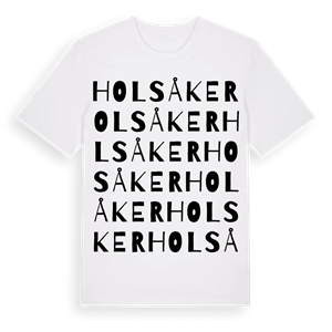 Holsåker ordlek t-shirt – ekologisk bomull t-shirt från Pinshirt