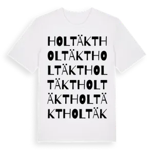 Holtäkt ordlek t-shirt – ekologisk bomull t-shirt från Pinshirt