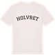 Vintage White t-shirt med Holvret böjd t-shirt