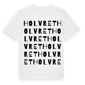 Holvret ordlek t-shirt – ekologisk bomull t-shirt från Pinshirt