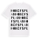 Honefsplan ordlek t-shirt