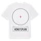 White t-shirt med Honefsplan t-shirt