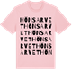 Pink Cotton t-shirt med Hönsarvet ordlek t-shirt