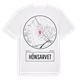 White t-shirt med Hönsarvet t-shirt