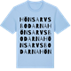 Blue Soul t-shirt med Hönsarvsbodarna ordlek t-shirt