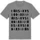 Mid Heather Gray t-shirt med Hönsarvsbodarna ordlek t-shirt