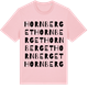 Pink Cotton t-shirt med Hornberget ordlek t-shirt