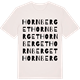 Vintage White t-shirt med Hornberget ordlek t-shirt