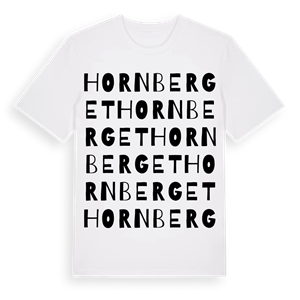 Hornberget ordlek t-shirt – ekologisk bomull t-shirt från Pinshirt